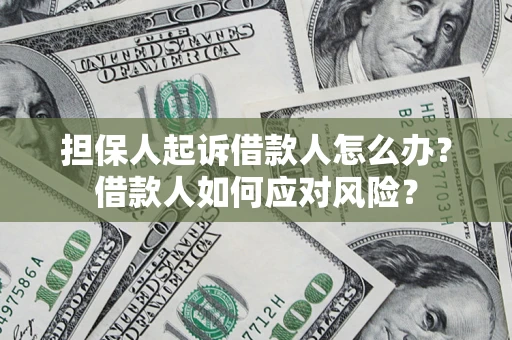 济南担保人起诉借款人怎么办？借款人如何应对风险？