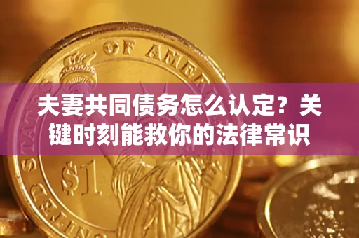 济南夫妻共同债务怎么认定？关键时刻能救你的法律常识